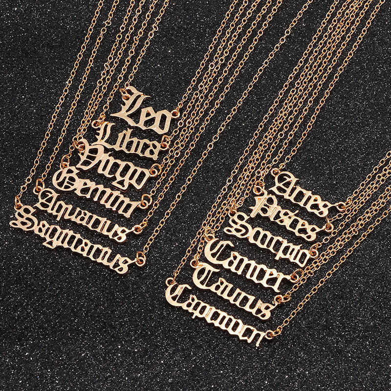 Twelve Zodiac Necklace