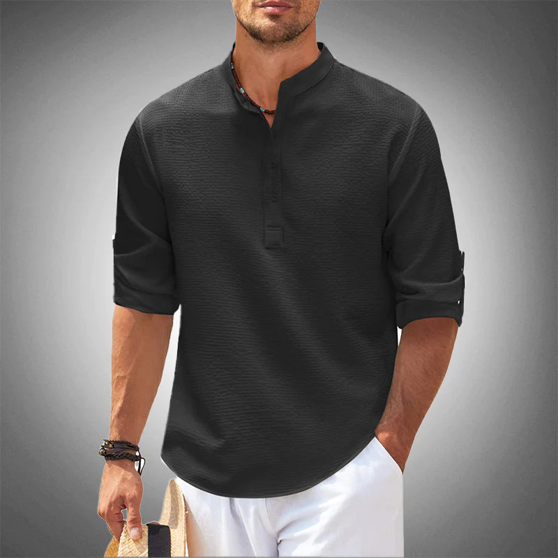 Charleston Premium Henley Shirt - Fall Men's Fashion