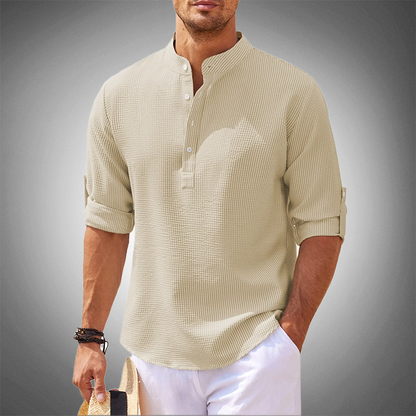 Charleston Premium Henley Shirt - Fall Men's Fashion