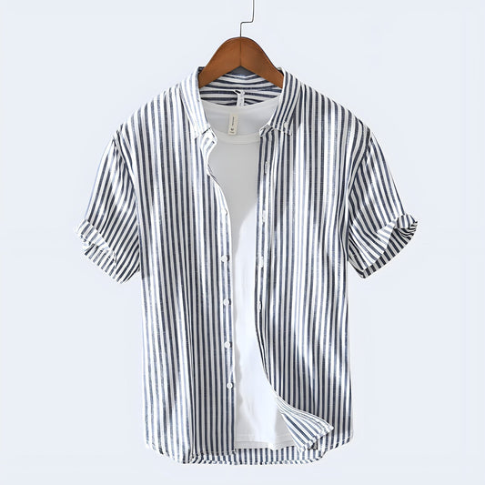 Charles - Striped Short Sleeve Shirt