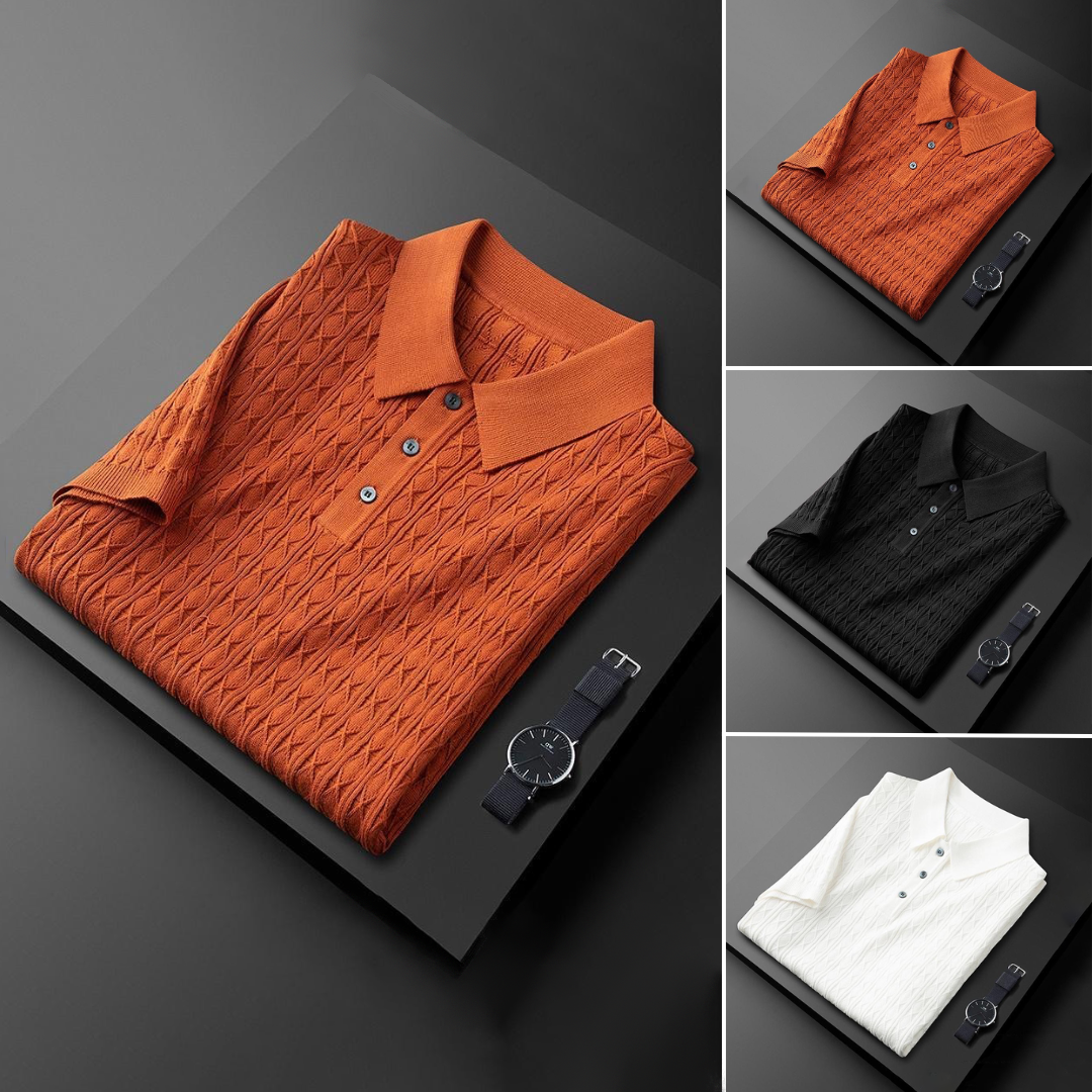 Premium Regal Knit Polo - Men's 2023 Summer Casual