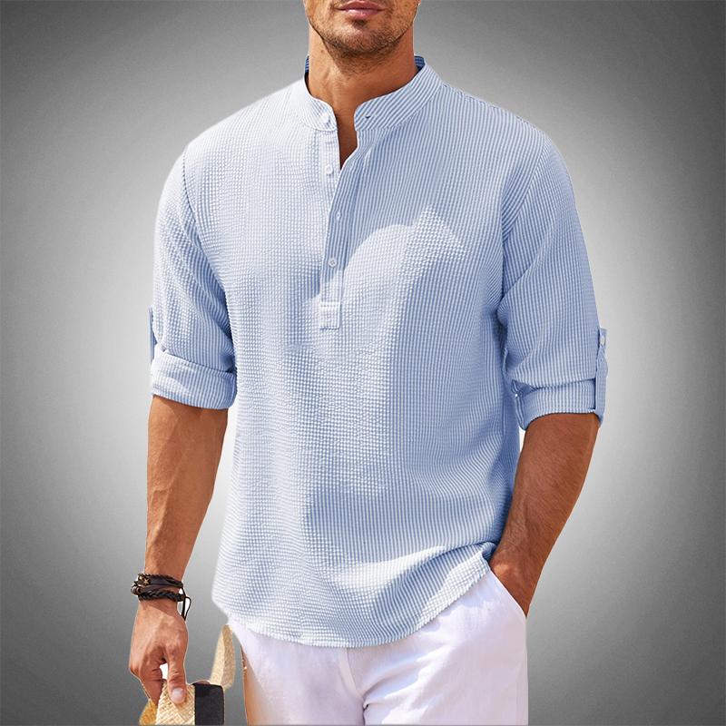 Charleston Premium Henley Shirt - Fall Men's Fashion