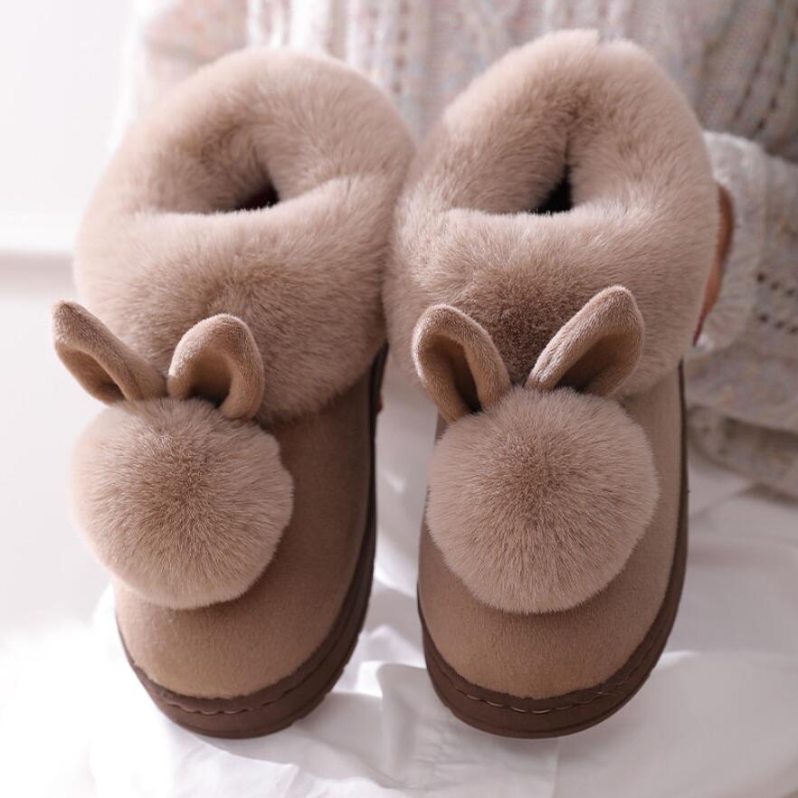 Fluffy Bunny Slippers