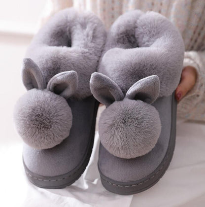 Fluffy Bunny Slippers