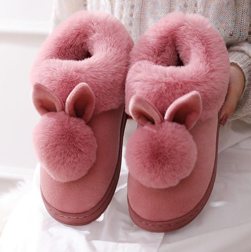 Fluffy Bunny Slippers